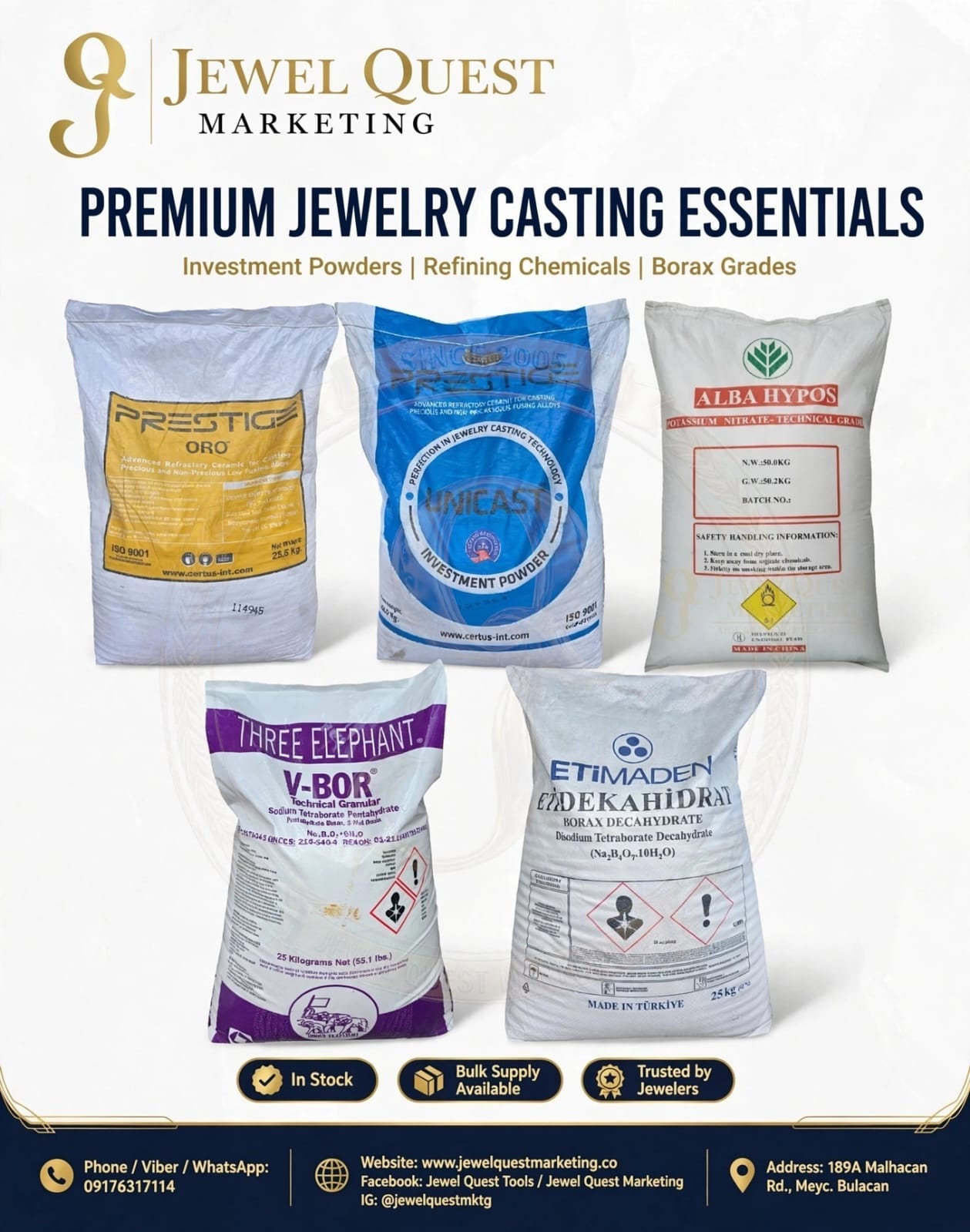 Casting powders